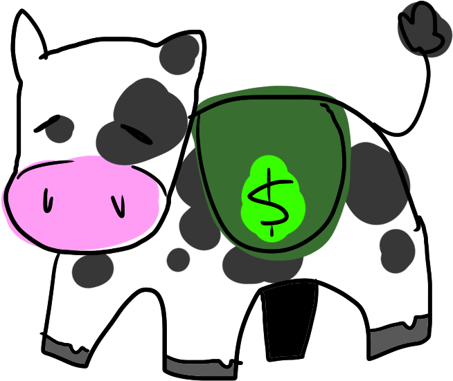 Cash Cow Png (800x800), Png Download