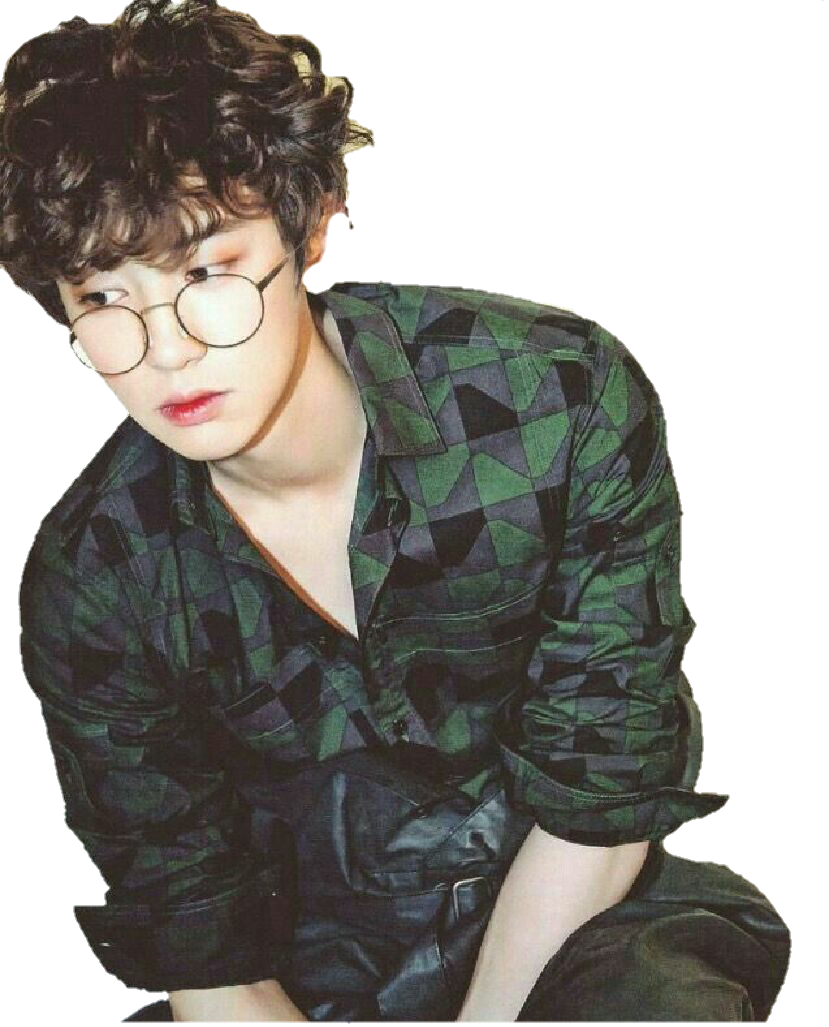 Report Abuse - Park Chanyeol With Glasses (829x1027), Png Download