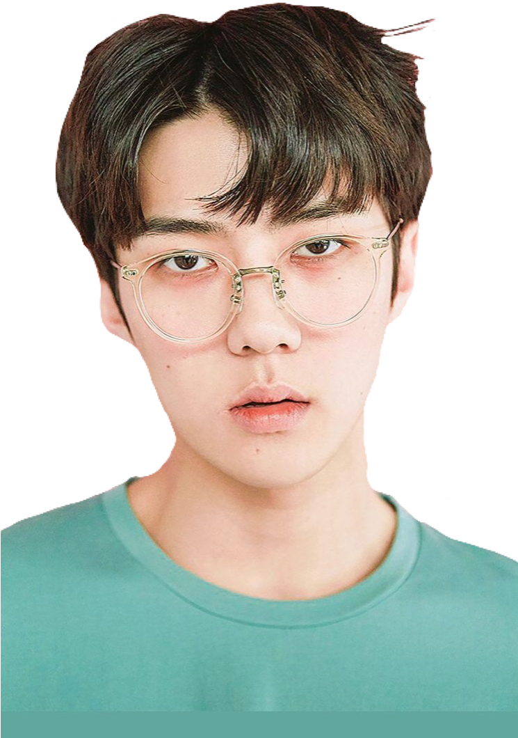 Sehun Ohsehun Exo Freetoedit Remixit Kpop Kpopsticker - Sehun Exo Lucky One (744x1070), Png Download