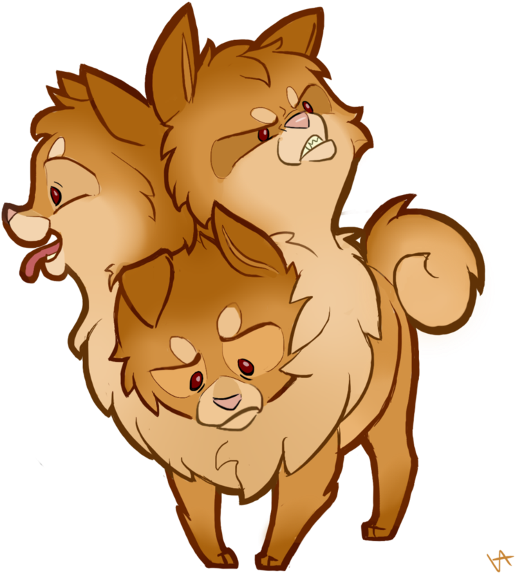 Cerberus Transparent Percy Jackson Image Library - Cartoon (863x925), Png Download