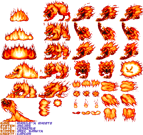 Cerberus - Cerberus Ghouls N Ghosts (486x468), Png Download