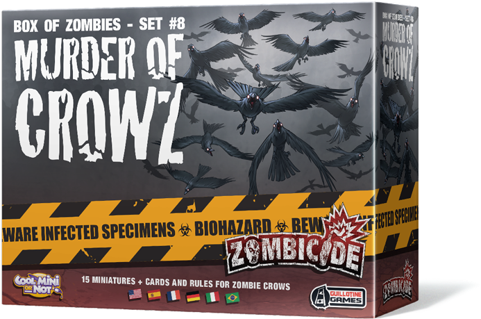 Pic2453994 - Zombicide Box Of Zombies 12 Murder Of Crowz Board Game (792x460), Png Download