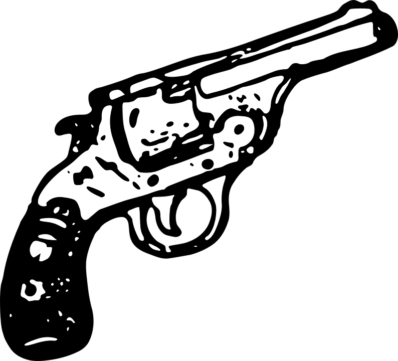 Gun Vector Png Download - Zbran Png (794x720), Png Download