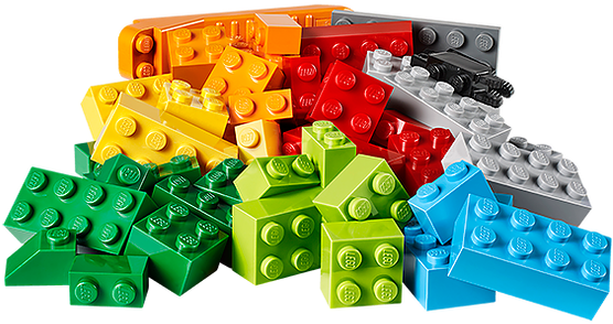 Lego Png - Small Lego Blocks (568x333), Png Download