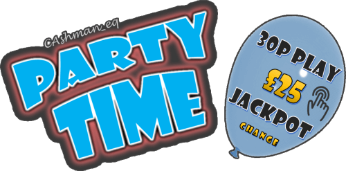 Party Time Community 30p Play £25 Jackpot - Play:5 (500x247), Png Download