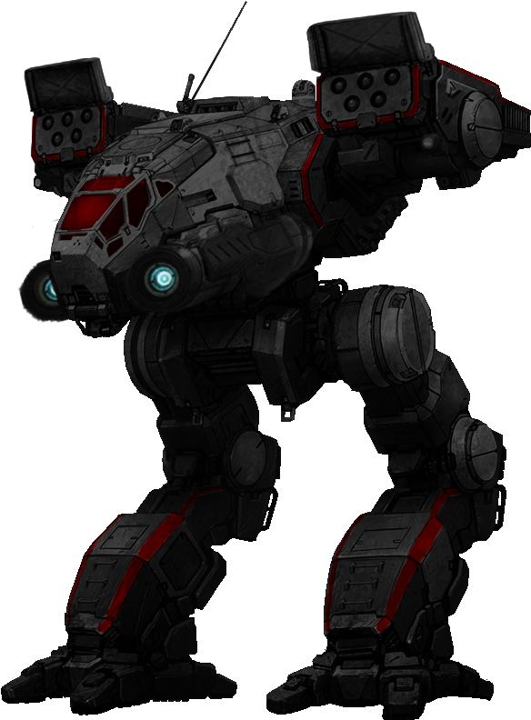 This First Catapult Is Remodelled And Recolored With - Mwo Catapult Png (591x991), Png Download