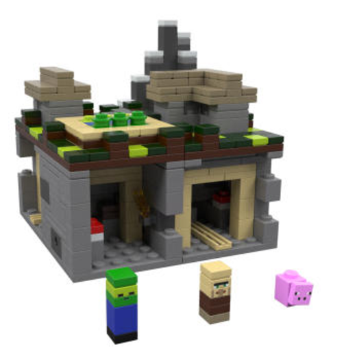More Minecraft Lego Heads To Market - Lego Minecraft First Set (1200x675), Png Download