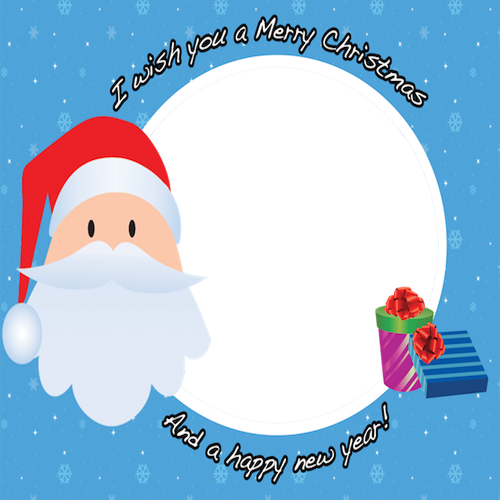 Choose Your Holiday Frame - Christmas (500x500), Png Download