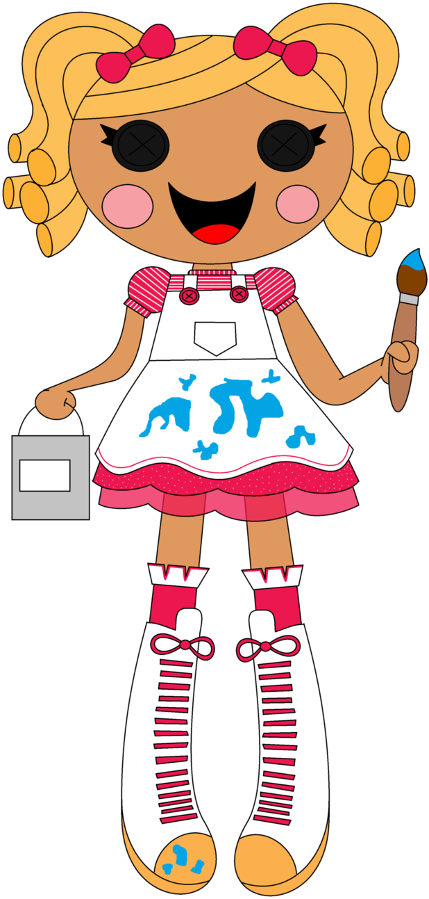 Spot Splatter Splash With Paint Bucket And Paintbrush - Paint (618x1293), Png Download