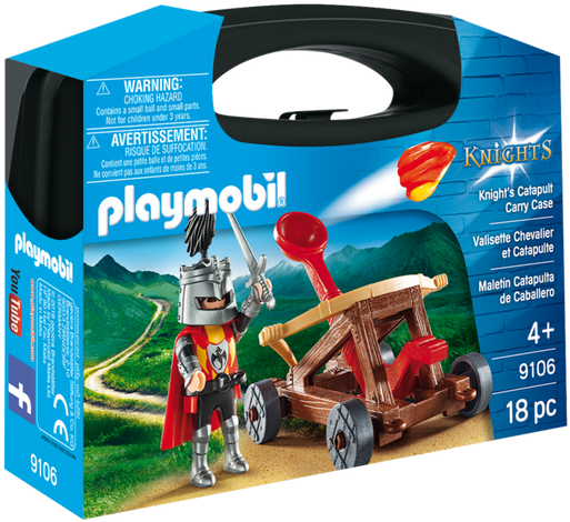 Knight's Catapult Carry Case - Playmobil Knights Usa (700x490), Png Download
