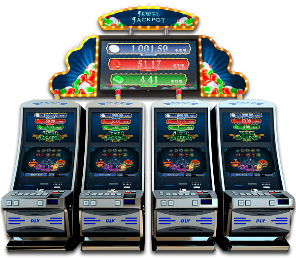 Dlv's Progressive Jewel Jackpot System - Slot Machine (600x575), Png Download