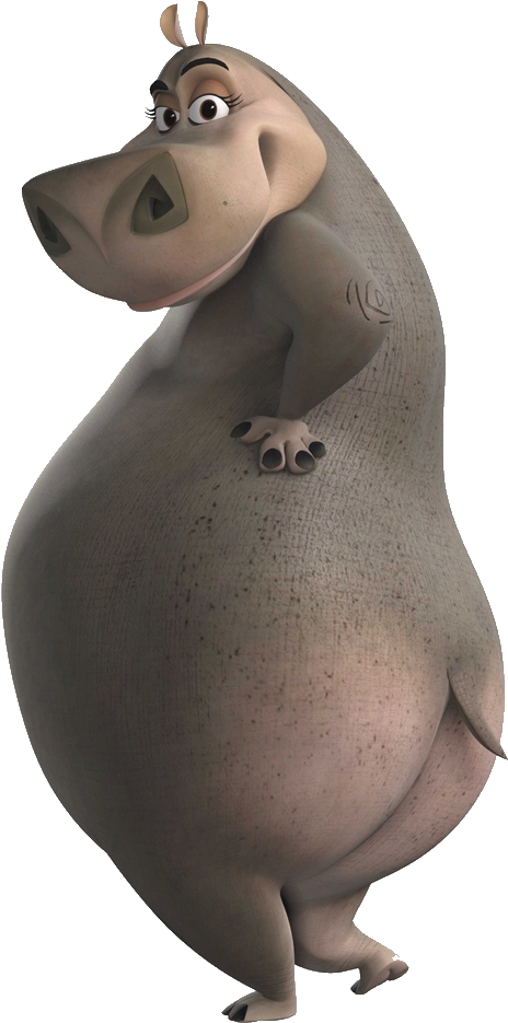 Gloria The Hippo - Gloria Madagascar (560x960), Png Download