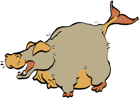 Guinea Pig Computer Icons Hippopotamus Drawing - Icon (491x340), Png Download