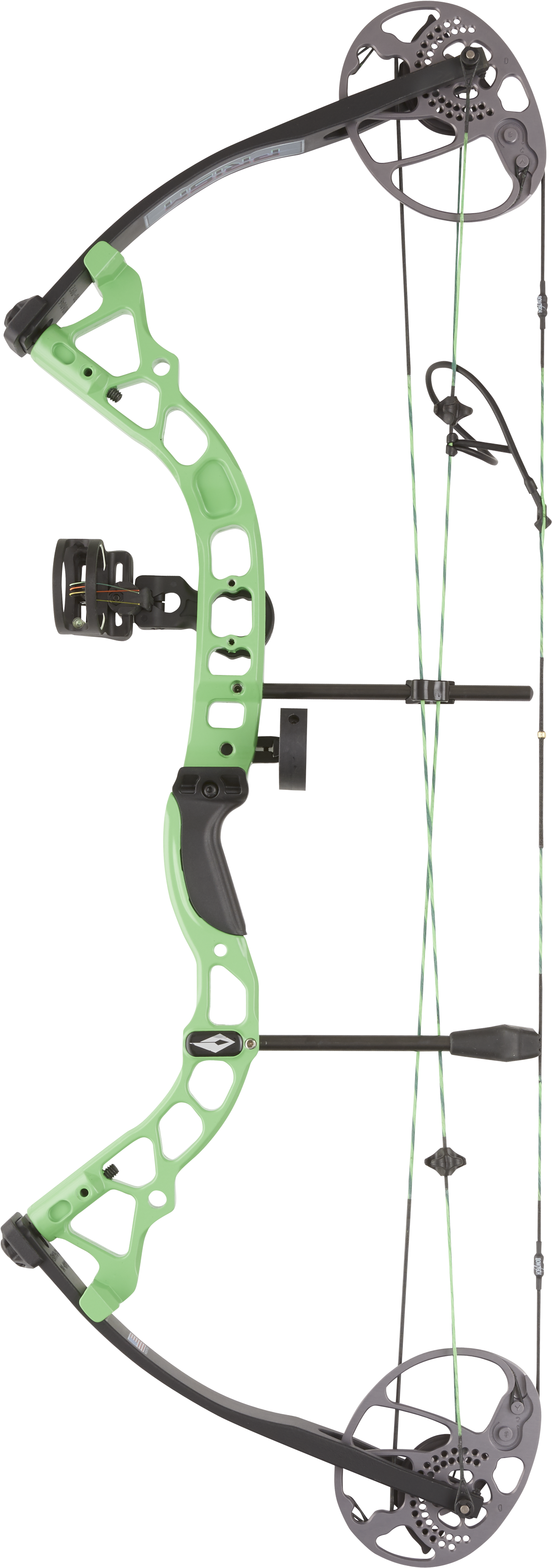 Prism Green - Diamond Prism Compound Bow (2184x4716), Png Download