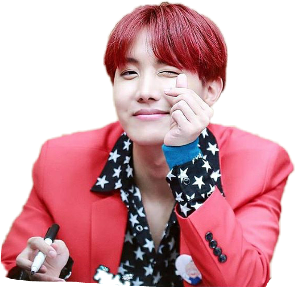 Jhope Drawing Korean - Bts Love Yourself Her Fansign (960x936), Png Download