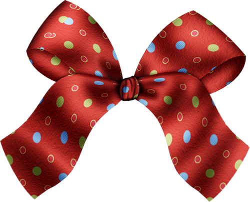 Bows ‿✿⁀○ - Polka Dot (500x405), Png Download