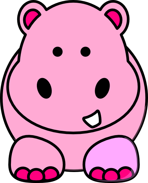Download Download Pink Hippo Svg Clip Arts 486 X 600 Px Png Image With No Background Pngkey Com