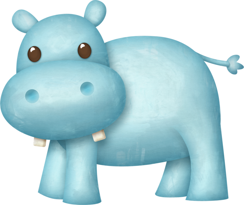 Kaagard Jungleboogie Hippo Png - Cartoon (800x673), Png Download