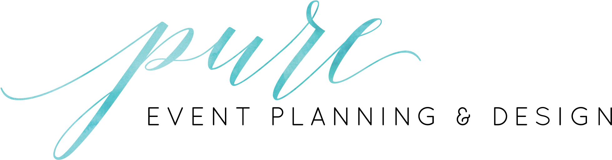 Pure Event Planning Design - Calligraphy (2100x900), Png Download