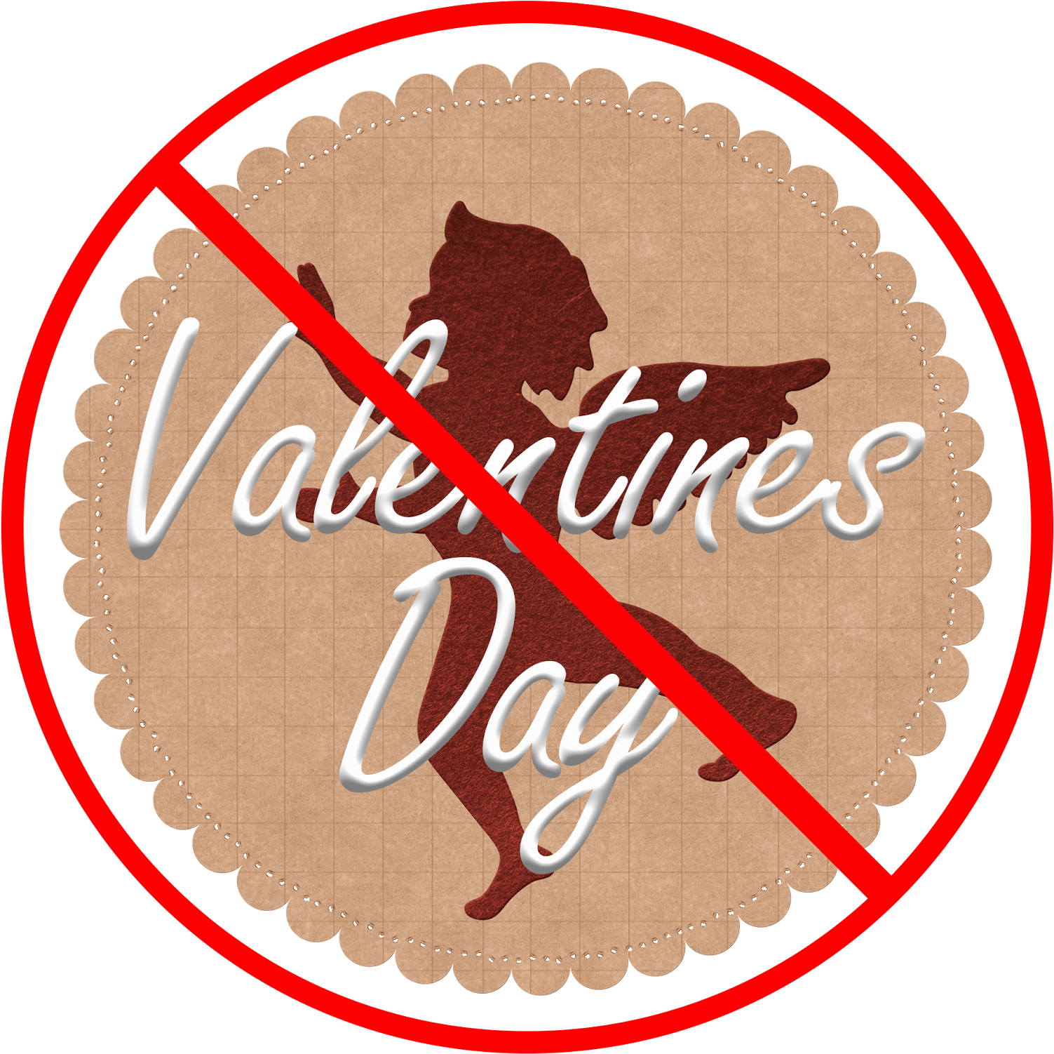 I Am Hereby Giving Notice That Valentine's Day Has - Line (1600x1538), Png Download