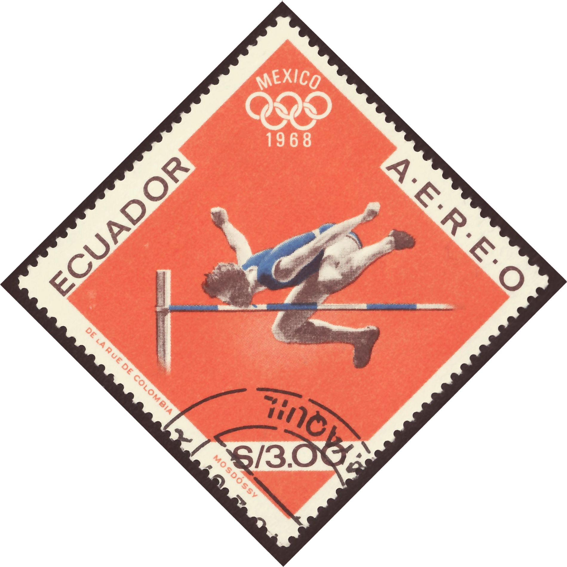 Ecu 1967 Minr1329 Pm B002 - Postage Stamp (1923x1913), Png Download