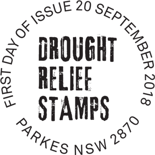 Drought Relief Postmark - Drought (970x545), Png Download