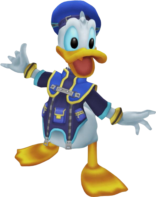 Donald Duck - Disney Kingdom Hearts Donald Duck (689x815), Png Download