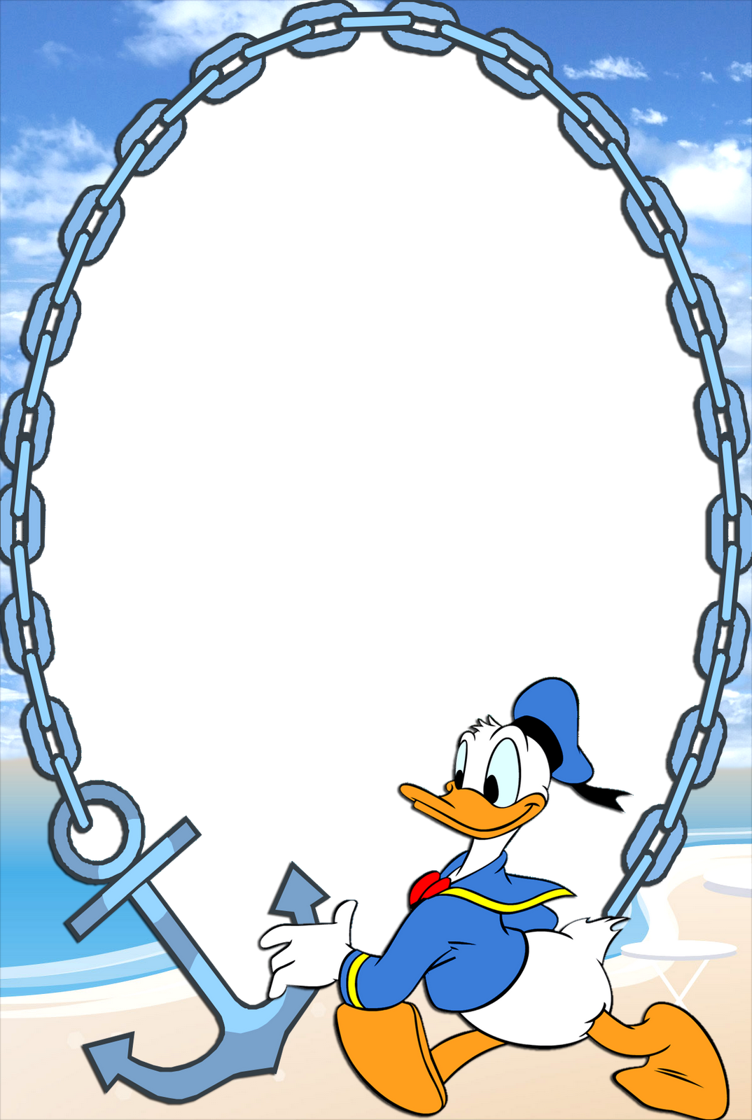 Download Donald Duck Frames Frame Disney Life Cards - Marcos De Dibujos Animados  PNG Image with No Background 