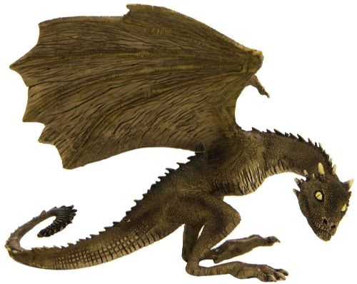 Rhaegal Dragon Png High-quality Image - Game Of Thrones - Rhaegal Baby Dragon Statue (500x398), Png Download