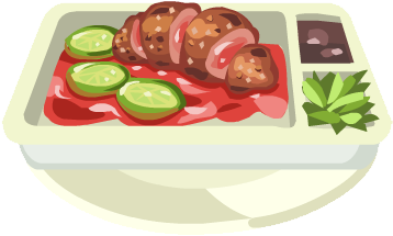 First Class Meal - Wiki (357x357), Png Download
