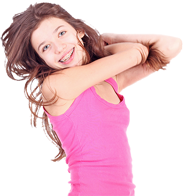 M-brace Orthodontics - Beautiful Smile Girl Png (440x440), Png Download