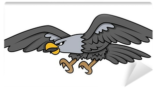 Vector Cartoon Illustration Wall Mural • Pixers® • - เหยี่ยว การ์ตูน น่า รัก (400x400), Png Download