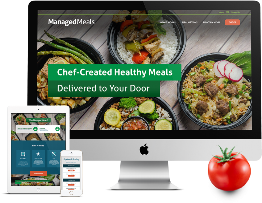 Ecommerce Website For Managed Meals, A Startup In The - Apple Imac - 21.5" Lcd - Core I5 2.7 Ghz - 4 Gb Ram (947x700), Png Download