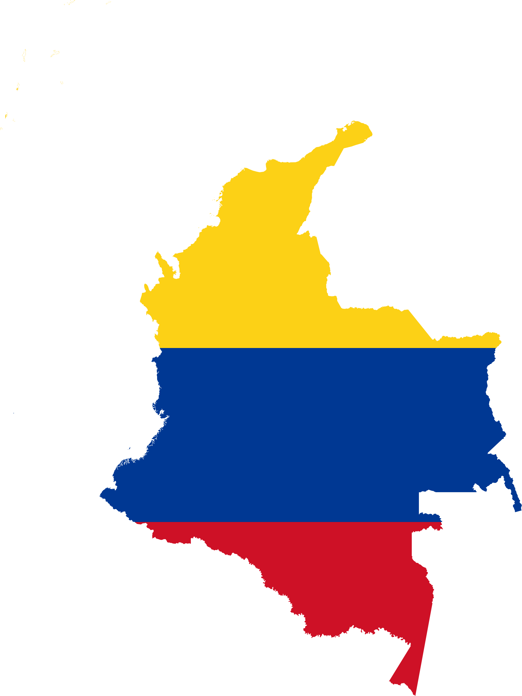 Open - Capital Of Colombia Map (2000x2670), Png Download