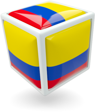 Illustration Of Flag Of Colombia - Rubik's Cube (640x480), Png Download