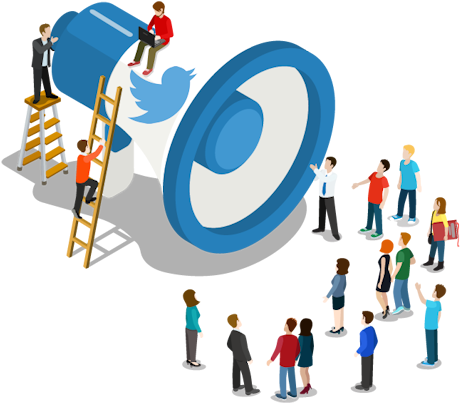 Change The World In 140 Characters - Campañas De Publicidad Png (500x437), Png Download