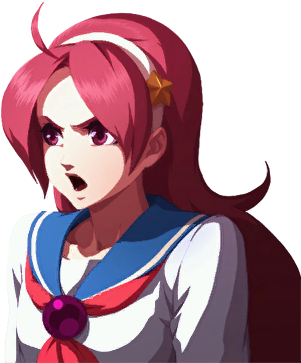 Kof Xiii Athena Dialogue (444x380), Png Download