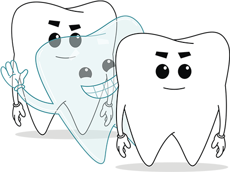 Less Visibility, Same End Result - Cartoon (550x380), Png Download