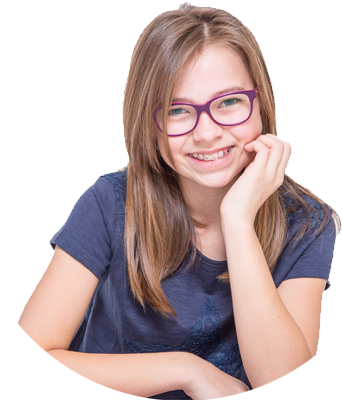 Luv Braces Orthodontics - Girl (430x430), Png Download