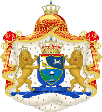 Flag - Gran Colombia Coat Of Arms (360x395), Png Download