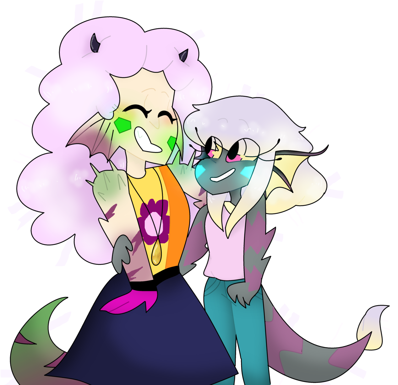 “@queen0fm0nsters Some Rasticore X Meteora Sisters - Meteor Shower (1280x1229), Png Download