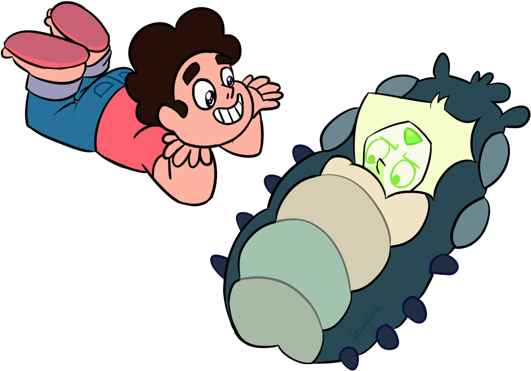 Cartoon Vertebrate Human Behavior Hand Clip Art - Steven Universe Peridot Sleepy (1200x1000), Png Download