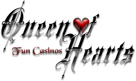 Title Queen Of Hearts - Queen Of Heart Logo (484x278), Png Download