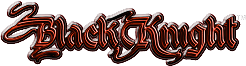 I Clearly Remember Playing Black Knight Back In The - Black Knight Pinball Logo (866x330), Png Download