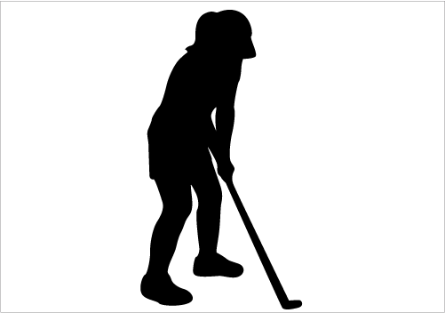 Png Lady Images Pluspng Female Silhouette Ve - Female Golfer Silhouette Png (501x352), Png Download