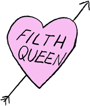 Filth Queen - Heart (339x373), Png Download