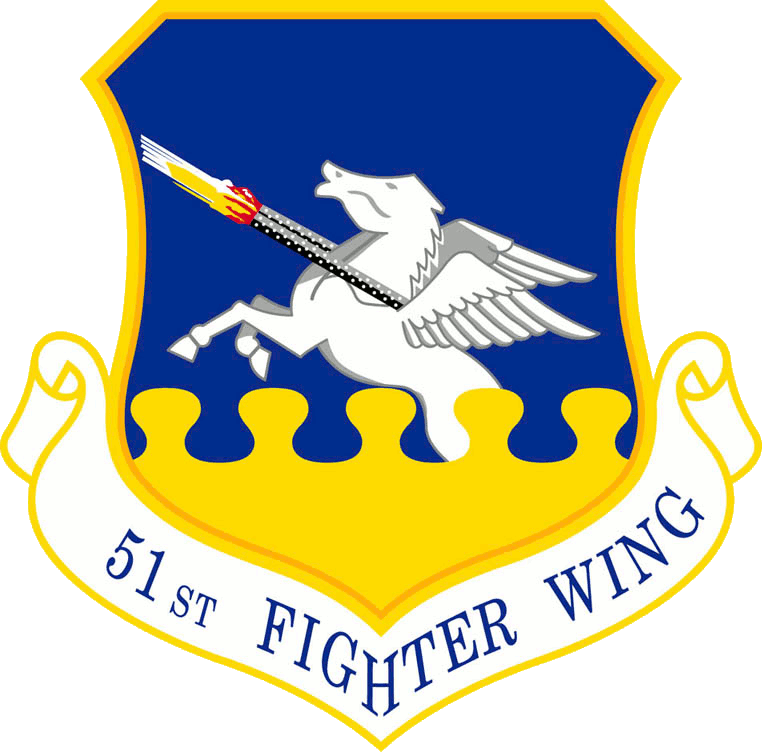 51st Fighter Wing - 51st Fighter Wing Patch (762x752), Png Download