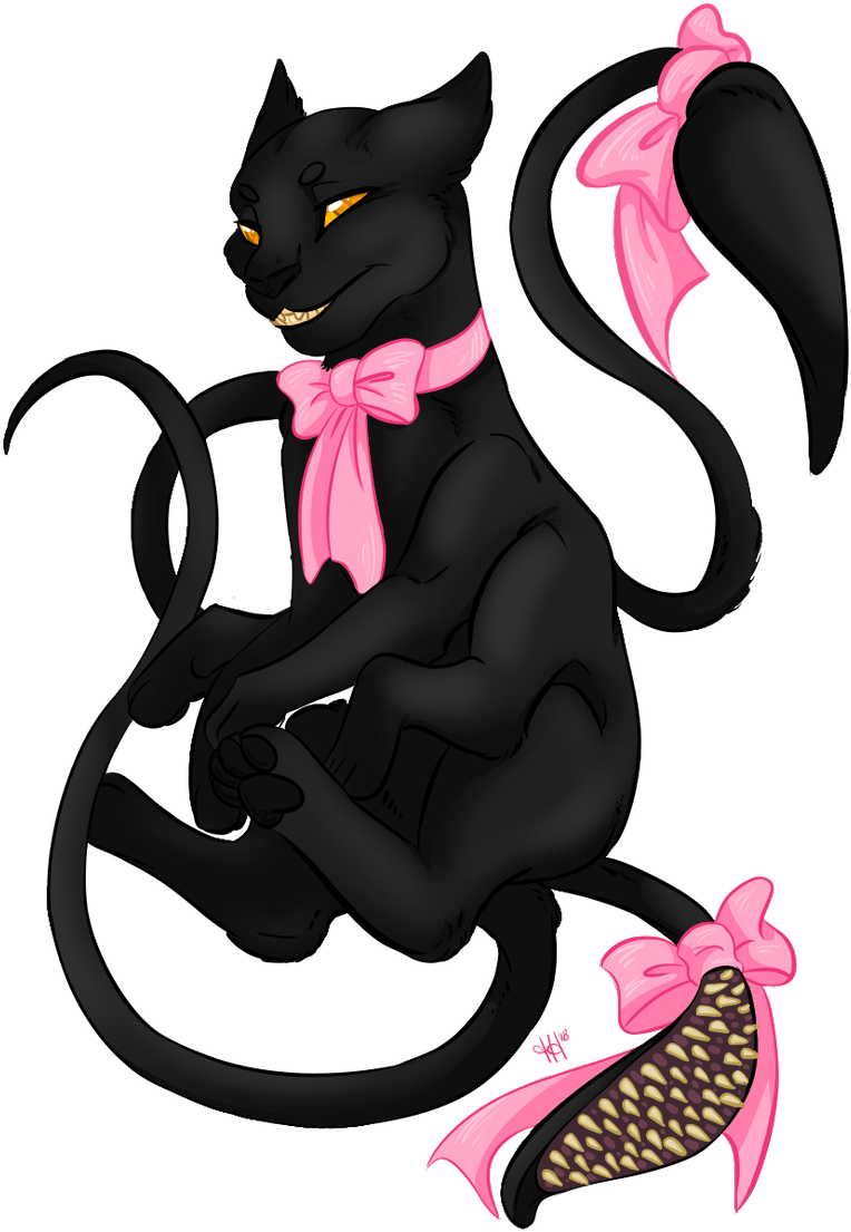 Eisca Is The Pet Of My Evil Cleric, Illiya - Dnd 5e Displacer Beast (923x1200), Png Download