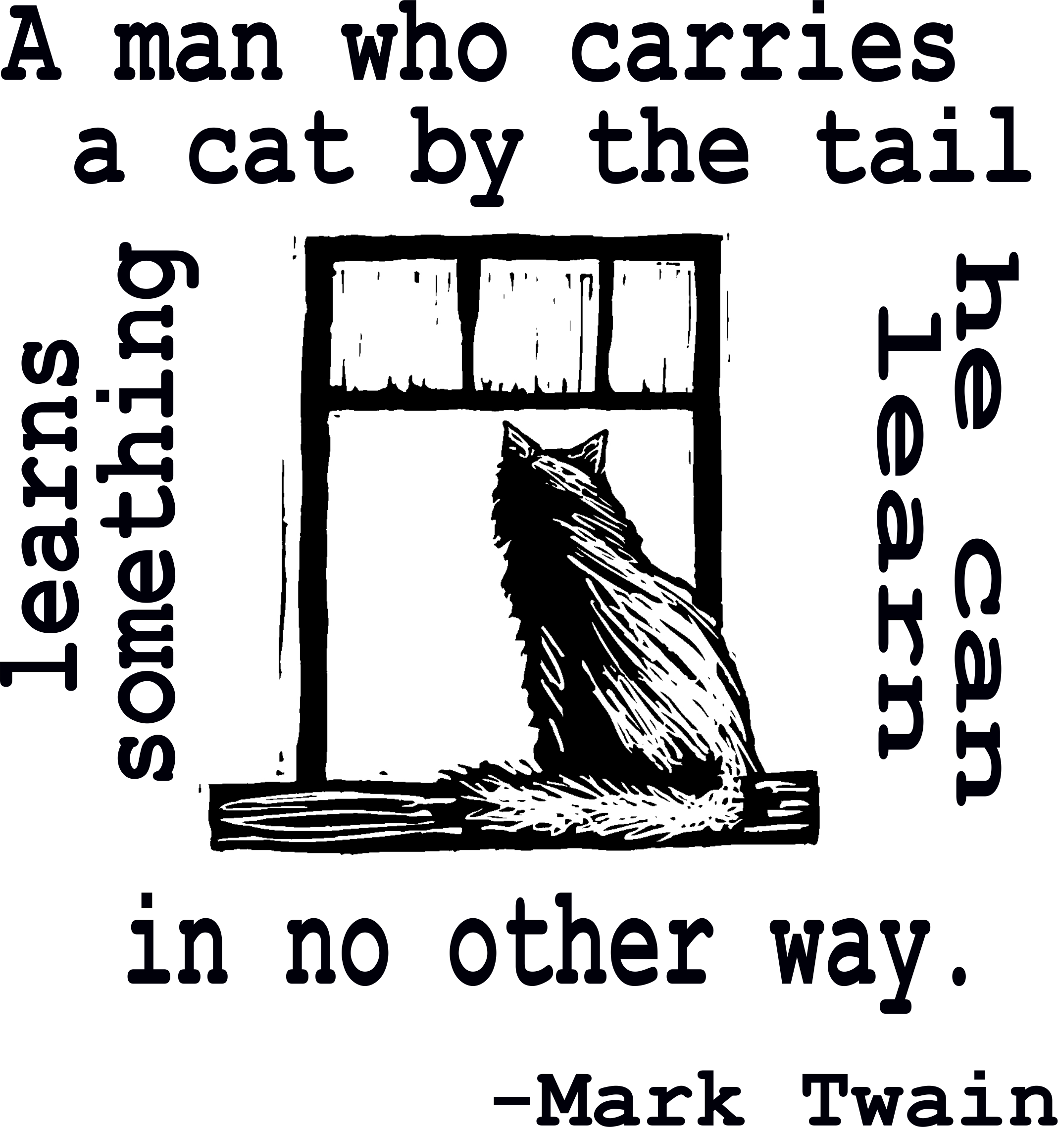 A Man Who Carries A Cat By The Tail Svg Clip Arts (2137x2278), Png Download