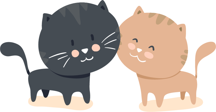 Share - - E-z Style 'cute Cat' Polyester Waterproof Bath Shower (742x385), Png Download